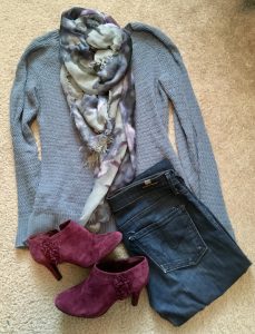 winter to spring transition outfit