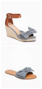 gingham shoes