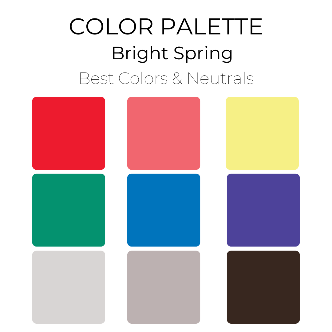 True Spring Palette. Bright Palette. Clear Spring Colors Palette. Bright Spring Colours. True spring